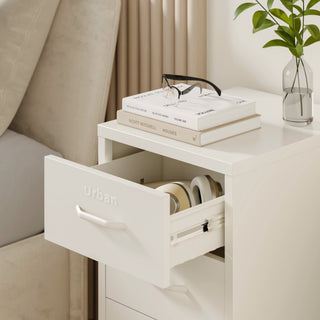 The Richmond - Industrial Style Metal Drawers In Vanilla - Urban Lockers