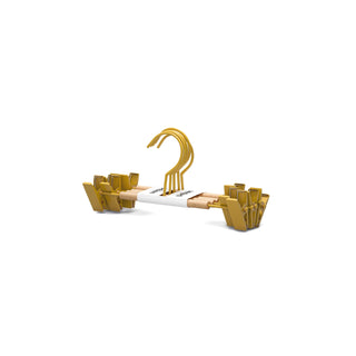 Multi Clip Hanger 5 Pack | Kids Mustard - Urban Lockers