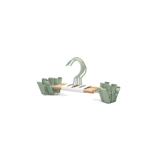 Multi Clip Hanger 5 Pack | Kids Sage - Urban Lockers