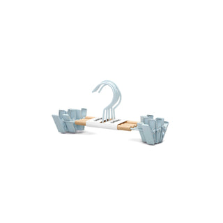 Multi Clip Hanger 5 Pack | Kids Sky Blue - Urban Lockers