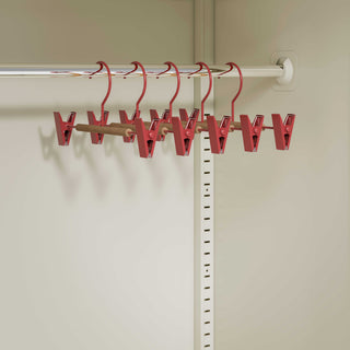 Multi Clip Hanger 5 Pack | Kids Red - Urban Lockers